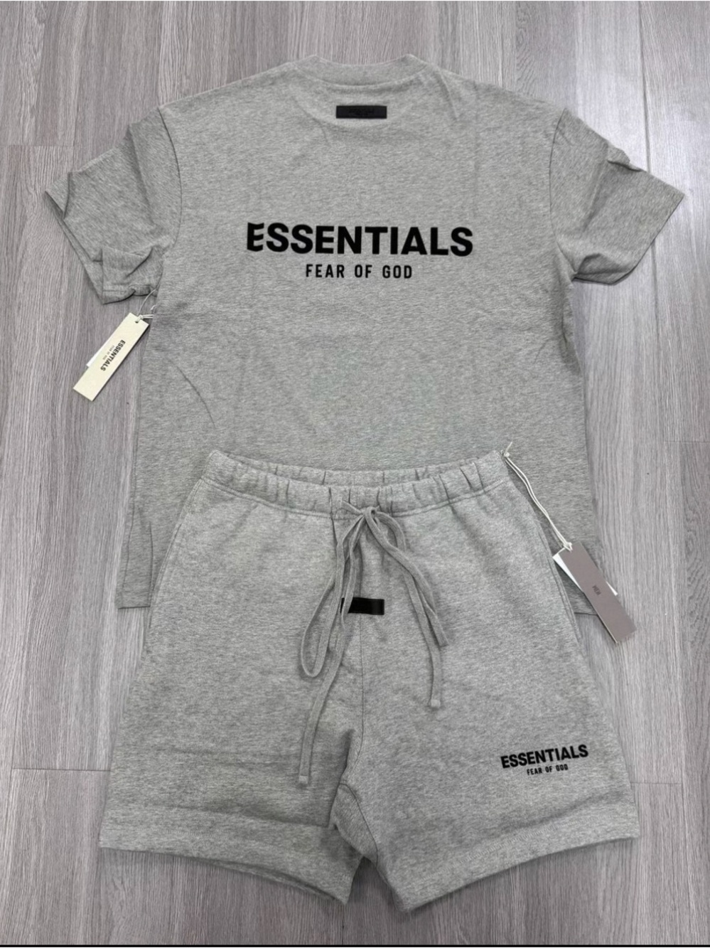 🔥Fear Of God ESSENTIALS Unisex Set Gray size S